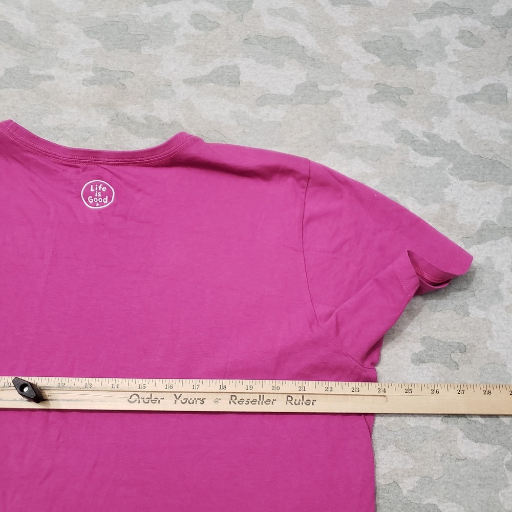 Life Is Good Top Womens 2XL Purple Crusher Tee Short Sleeve Mountain Mama - Picture 7 of 9
